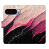 Flip pouzdro iSaprio - Google Pixel 10 / 10 Pro - BlackPink Marble s kapsičkami na karty (Flipové knížkové pouzdro, obal, kryt iSaprio s přihrádkami na karty a motivem)