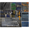 SP Tools Dielenský box SPT CUSTOM XL - modrý SP40628 Typ: Vybavený, Počet náradí: 410 kusov
