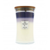 WoodWick Trilogy Evening Luxe vonná svíčka s dřevěným knotem 609 g