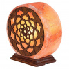 Soľná lampa MANDALI oranžová/prírodná