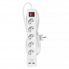 EMOS Predlzovaci kabel 16A (5zás.+ vypínač + 2xUSB) 3M P1513RU