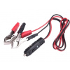 HERON Kábel so štipcami na 12V, autozástrčka 8898142