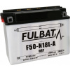 FULBAT Konvenčný akumulátor ( s kyselinou) FULBAT F50-N18L-A (Y50-N18L-A) Vrátane balenia kyseliny