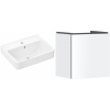 Súprava skrinka Hansgrohe Xilesa E 54247700, umývadlo Hansgrohe Xanuia Q 60131450