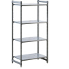 Systém zásuvných plastových regálov ,š x h police 835 x 540 mm
