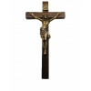Tmavý drevený visiaci kríž 54 cm - 38291 (Tmavý drevený visiaci kríž 54 cm - 38291)