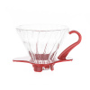 Hario Glass Coffee Dripper V60 02 red