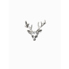 Ombre Metal decorative clothes pin deer - silver šedá One size Ombre 5902228997085
