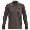 Pánske mikiny Under Armour Men's Armour Fleece 1/4 Zip - fresh clay/black - Sivý (S)