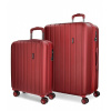 JOUMMA BAGS MOVOM Wood Red, Sada luxusných ABS cestovných kufrov, 65cm/55cm, 5318966