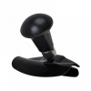 Guľa na volant - sklopná čierna