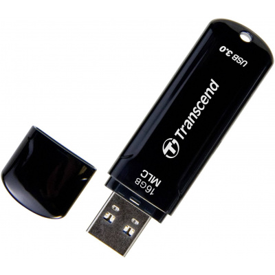 Transcend JetFlash(TM) 750K USB flash disk 16 GB černá TS16GJF750K USB 3.2 Gen 1 (USB 3.0)