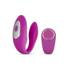 Easytoys Tap Dancer - vodotesný, rádiový párový vibrátor (ružový)