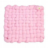 LULANDO M00110381 podložka/koberec do detskej izby Ružová Bavlna, Polyester Štvorec