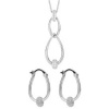 Strieborný set náušnice + náhrdelník Fiorelli Silver Z1696