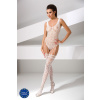 Passion BS051 white - Bodystocking Farba: Biela, Veľkosť: S/L