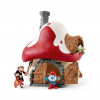 Schleich 20803 Šmolková chalúpka s 2 figúrkami Gargamela a oteckom Šmolkom (4059433574158)