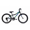 DETSKÝ BICYKEL CAPRIOLO ADRIA STINGER 24/7HT ČIERNO-ZELENÝ