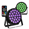 BeamZ set 2 BCC260 LED PAR - PAR reflektor s 27x 6W LED - Blacklight s diaľkovým ovládaním