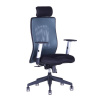 OFFICE PRO s.r.o. Kancelárska stolička CALYPSO XL, nastaviteľný podhlavník, antracit