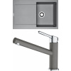 Set Franke G192 (dřez MRG 611 Šedý kámen + baterie FC 3054.084 ORBIT Chrom/Šedý kámen) 114.0650.615