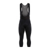 Pánske 3/4 cyklistické nohavice so šľapkami CRAFT Essence Bib black L