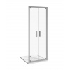 Jika Nion Sprchové dvere pivotové dvojkrídlové L/P, 90 cm, Jika perla Glass, strieborná/sklo arctic H2562N20006661
