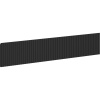 Mexen Rivel predná časť ryhovaná pre skrinku do kúpeľne 100 x 20 cm, čierna matná - 91A20-1000-235-1-71