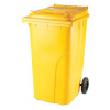 HTI Plastová popelnice nádoba 240 l žlutá MC-0005-4