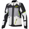 bunda ANDES V4 DRYSTAR, ALPINESTARS (tmavě šedá/světle šedá/černá/žlutá fluo, ve
