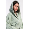 Dámsky dlhý župan s kapucňou Forest Fairy khaki XL