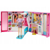 Barbie šatníková skriňa / šatník+ SET OBLEČENIA
