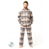 Pánske pyžamo Key MNS 443 B25 dĺžka/r 3XL-4XL so zipsom MIX 3xl