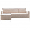 MID.YOU ROHOVÁ SEDACIA SÚPRAVA, textil, béžová - Online Only obývacie izby - 001454004404