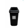 PLAFOR - Smetný kôš čierny 45L, umelá hmota