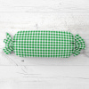 Biante Vankúš valec bonbon Sandra SA-058 Zeleno-biele kocky 15x80 cm