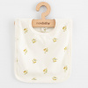 Dojčenský podbradník z organickej bavlny New Baby Olivy Béžová