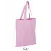 SOĽS Recyklovaná nákupná taška SL03829 Heather pink 38 x 42 cm