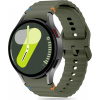 TECH-PROTECT řemínek SILICONE SPORT SAMSUNG GALAXY WATCH 4 / 5 / 5 PRO / 6 / 7 / FE ARMY GREEN