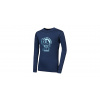 SENSOR MERINO DF PLANET dětské triko dl.rukáv deep blue 130