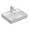 Villeroy & Boch Collaro - Umývadielko 45x37 cm, s prepadom, 1 otvor na batériu, CeramicPlus, alpská biela 433445R1