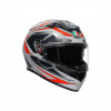 AGV K3 E2206 MPLK SPACE MATT WHITE/RED FLUO Velkosť: XS