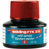 Edding Mascara pro dokončení značek s flipcharts e-ftk 25 edding, červená