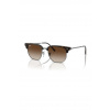 Detské slnečné okuliare Ray-Ban NEW CLUBMASTER hnedá farba, 0RJ9116S 47