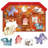 Headu Montessori Moje prvé puzzle Farma, 6 dielikov