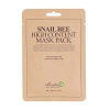 Benton Snail Bee High Content Mask Pack Textílna maska na tvár s veľkou dávkou mucínu a včelího jedu 20 g