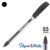 Gelové pero PaperMate Jiffy Gel - s víčkem, 0.5 černé 4ks