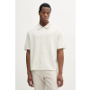 Košeľa Calvin Klein pánska, béžová farba, regular, s klasickým golierom, LV04LB318G S