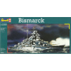 Revell - bitevní loď Bismarck, Kriegsmarine, ModelKit 05802, 1/1200