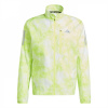 adidas Own the Run Allover Print Jacket Mens WHITE/LUCLEM 2XL